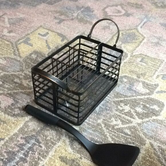 Metal Silverware and Napkin Holder - Picture 7 of 7